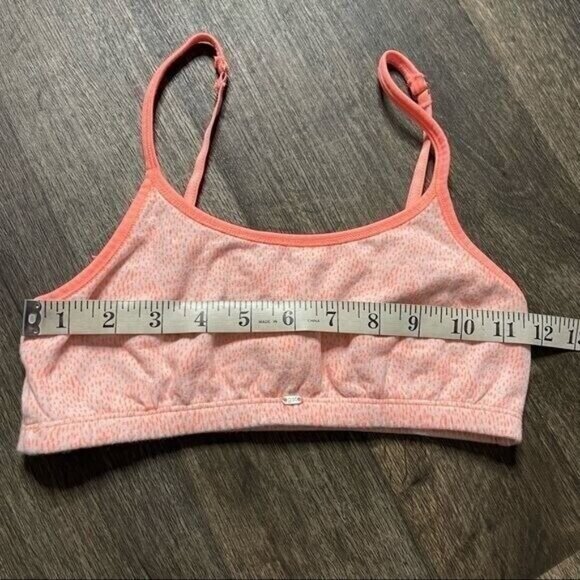 GEF France Orange and Beige Sports Bra/ Brallette Size S - Picture 6 of 9